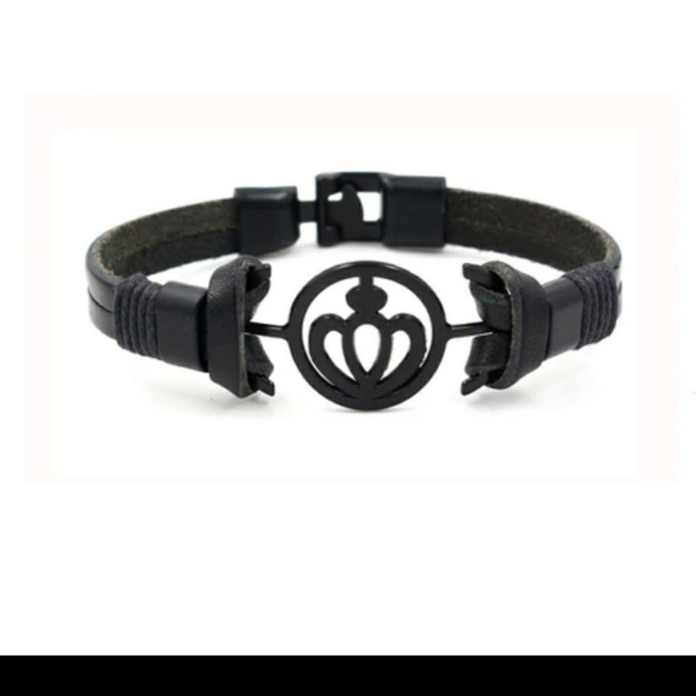 Burning heart wrap bracelet